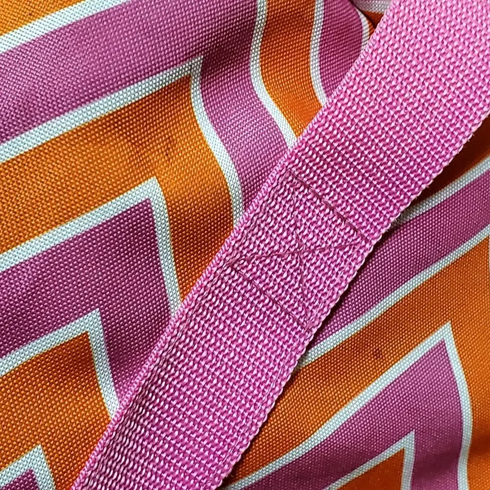 Wildkin Pink and Orange Stripe Overnight Duffle Zig Zag Pink Orange 20
